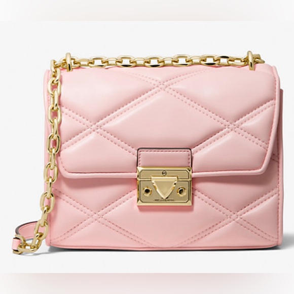 Michael Kors Handbags - Micheal Kors Serena Small Quilted Crossbody Bag